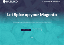 Tablet Screenshot of basiliko.com